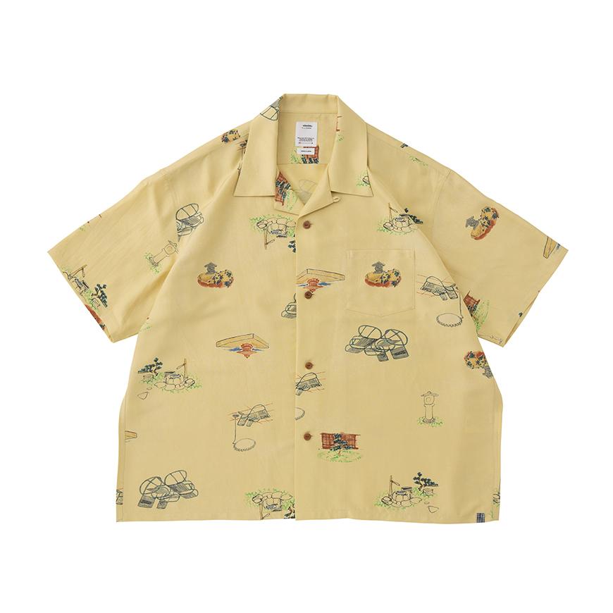 visvim WALLIS SHIRT S/S SUNNYBIRD レッド3番 - ファッション